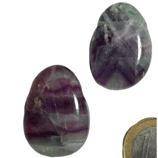 Fluorit bunt Edelstein Trommelstein ca.15g