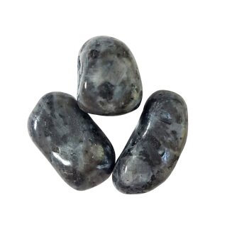 Larvikit Schmuck Edelstein gebohrt ca.6g