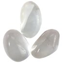 Girasol weiß Edelstein gebohrt ca. 11g