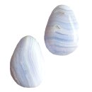 Chalcedon blau gebändert ca.30mm