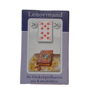 Lenormand Orakelspielkarten mit Kartenbildern
