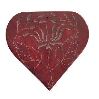 RST-Halter Speckstein, Herz rot Berk