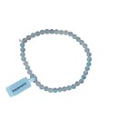 Aquamarin Kugel-Armband, 21 x 0,4cm