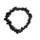 Turmalin schwarz Splitterarmband ca 16 cm