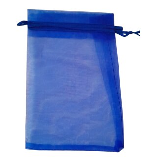 Organza Säckchen dunkelblau mittel