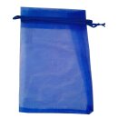 Organza Säckchen dunkelblau mittel