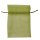 Säckchen Organza grün mittel 16x12