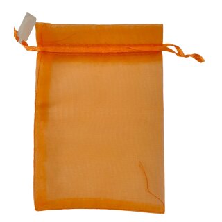 Säckchen Organza orange mittel 16x12