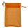 Säckchen Organza orange mittel 16x12