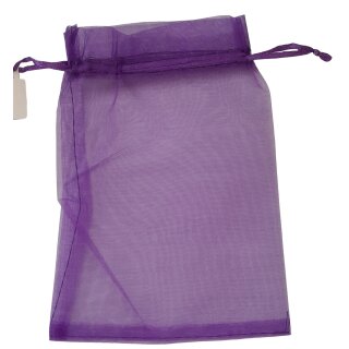 Säckchen Organza violett mittel 16x12