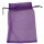Säckchen Organza violett mittel 16x12