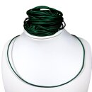 Lederband offen grün dunkel ca.100cm