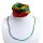 Seidenband offen Regenbogen ca.100cm
