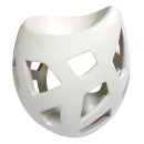1412028 Aromalampe Keramik Mediterran weiß