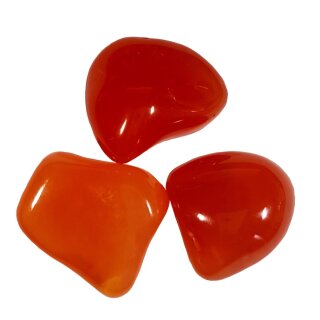 Karneol orange Edelstein Trommelstein ca.7g